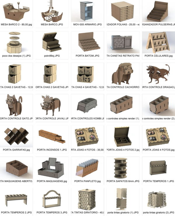 100 Boxs Wooden Puzzle Model Kit 1