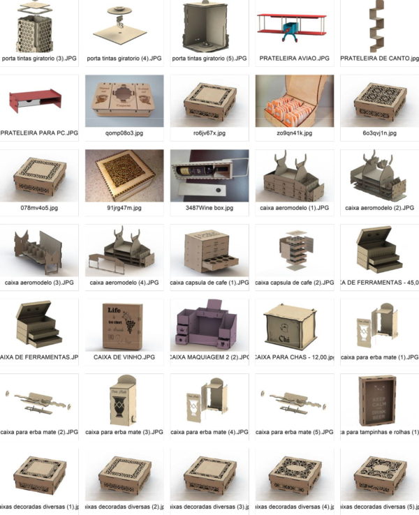 100 Boxs Wooden Puzzle Model Kit 2
