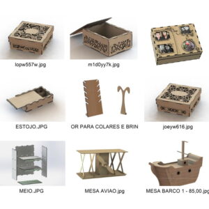 100 Boxs Wooden Puzzle Model Kit 4