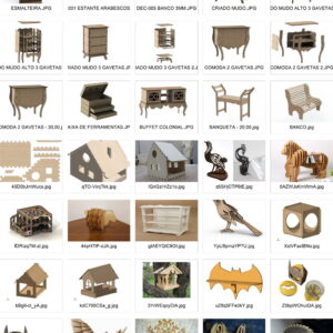 1700 Files 272 Wooden Puzzle Model Kit 2