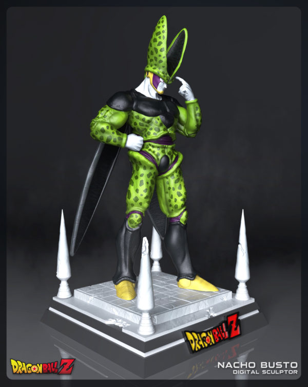Cell Perfect Anime 3D Models Print STL OBJ Instant Download