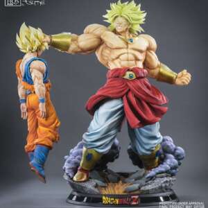 DBZ Broly VS Goku Anime 3D Models Print STL OBJ Instant Download
