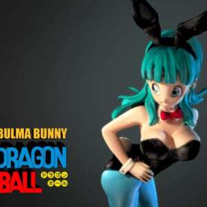 DBZ Bulma Bunny Anime 3D Models Print STL OBJ Instant Download