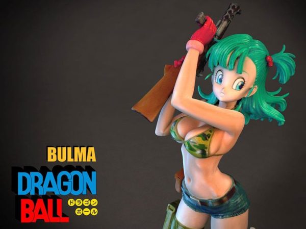 DBZ Bulma V2 Anime 3D Models Print STL OBJ Instant Download