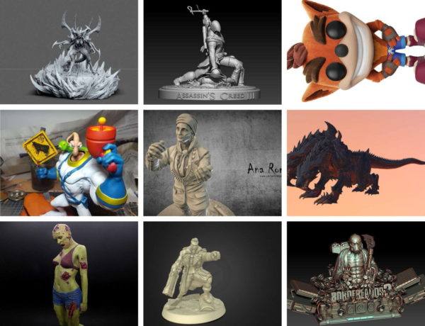Game characters heroes 3d modelsl for 3d printer – collection 200gb STL and OBJ 3d file format 10