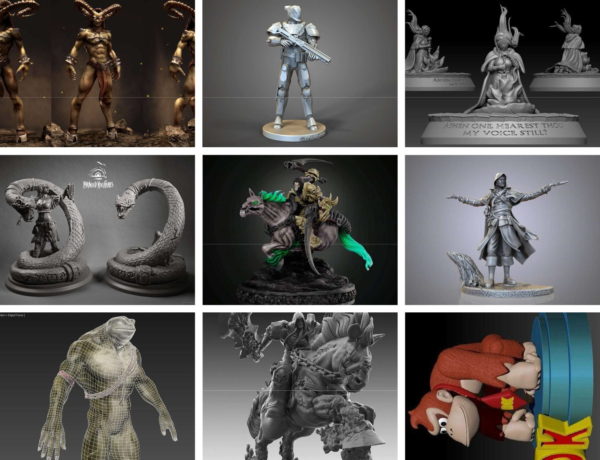 Game characters heroes 3d modelsl for 3d printer – collection 200gb STL and OBJ 3d file format 6