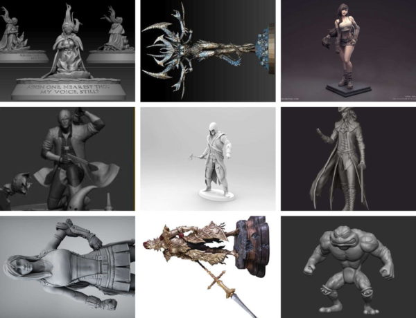 Game characters heroes 3d modelsl for 3d printer – collection 200gb STL and OBJ 3d file format 9