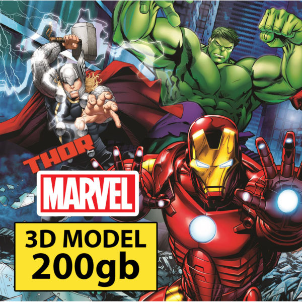 marvel hero 3d models