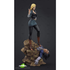 Android 18 Diorama anime 3D Models Print STL OBJ Instant Download