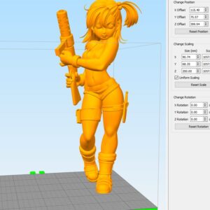 Bulma Animi 3D Models Print STL OBJ Instant Download