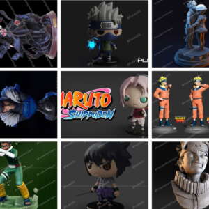 Naruto 3d models print collection 5